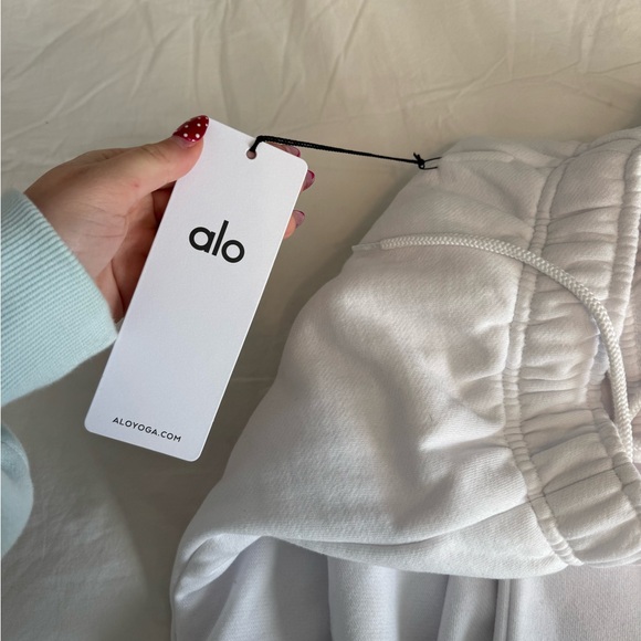 ALO White Sweatpants - Picture 3 of 3